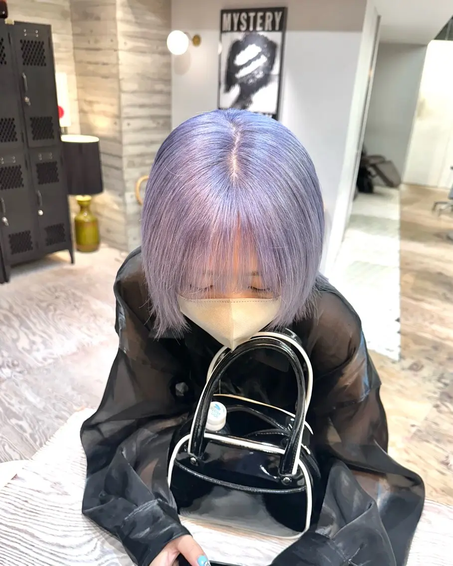 ショート ヘアカラー トリートメント ササキカズマ〻透明感 〻色落ち〻赤み消しのヘアスタイル