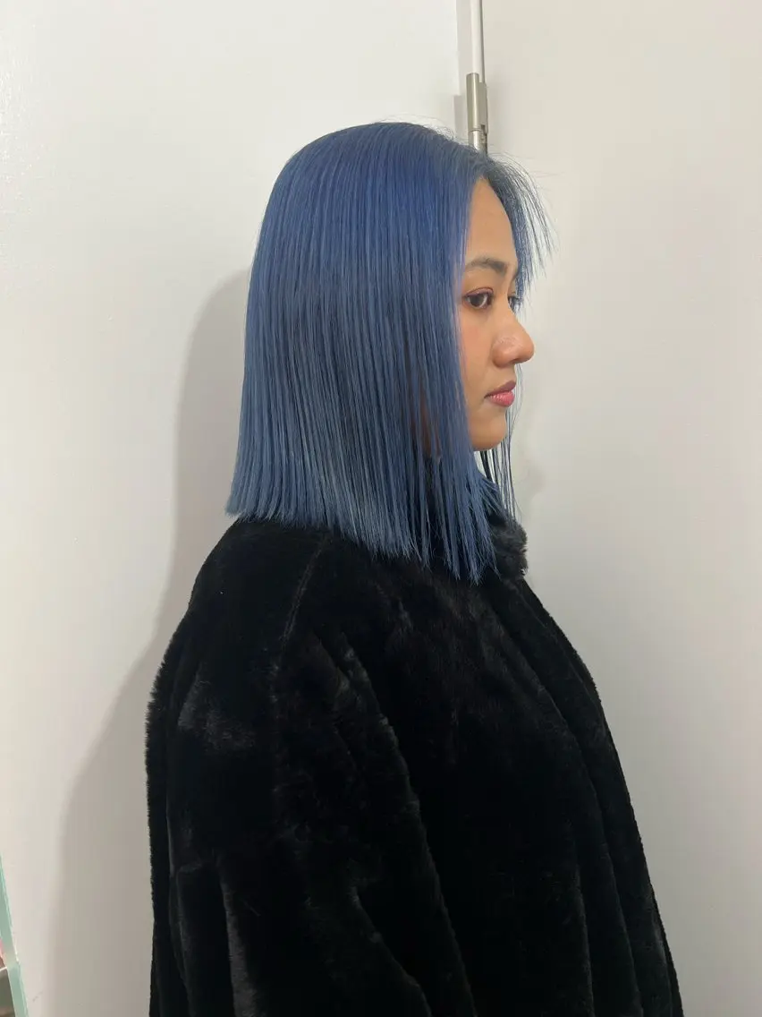 ミディアム カット ヘアカラー トリートメント 💥ウルフカット デザインあんな💥のヘアスタイル