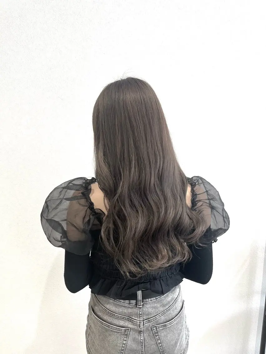 ヘアカラー+髪質改善+ marbb𓂃🫧‪形状トリートメントと頭皮クレンジングで続く美髪💖の写真