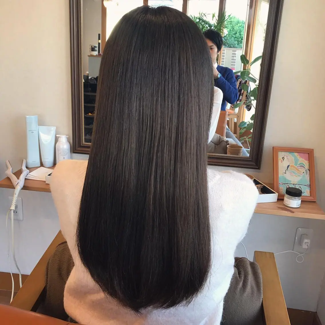 ロング カラー アディクシーカラー トリートメント 小西 裕大のヘアスタイル