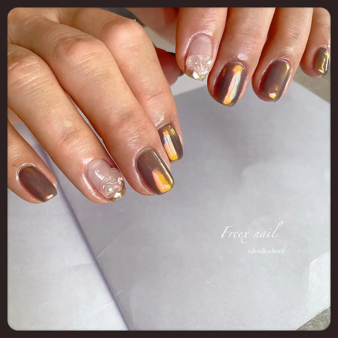 ネイル ニュアンスネイル ハンドネイル ハンドケア freex nail /ニュアンス/個性派のネイルデザイン