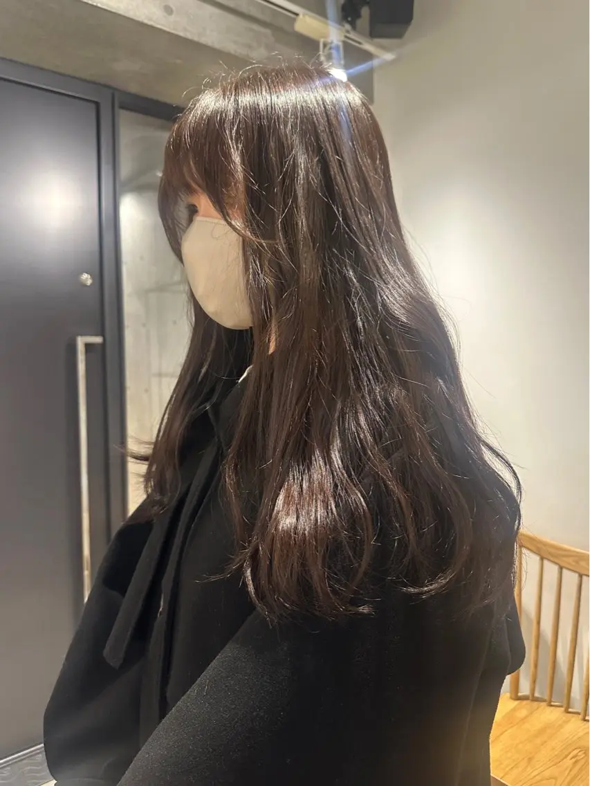 ロング カラー ベージュカラー ヘアカラー トリートメント 中里 凜/無料カット 🎀/自由が丘のヘアスタイル