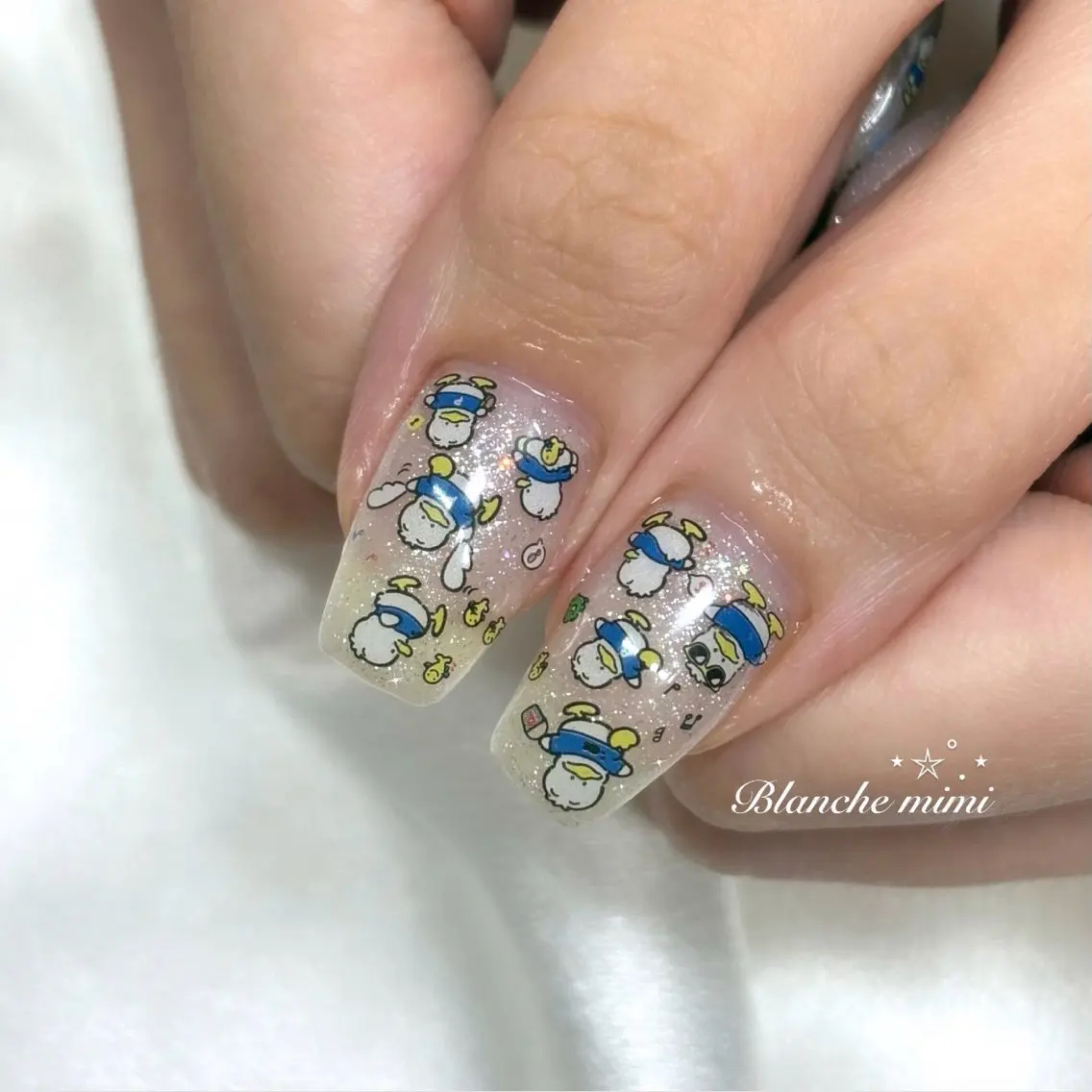 ネイル 持ち込み ハンドネイル Blanche mimi.u_aのネイルデザイン