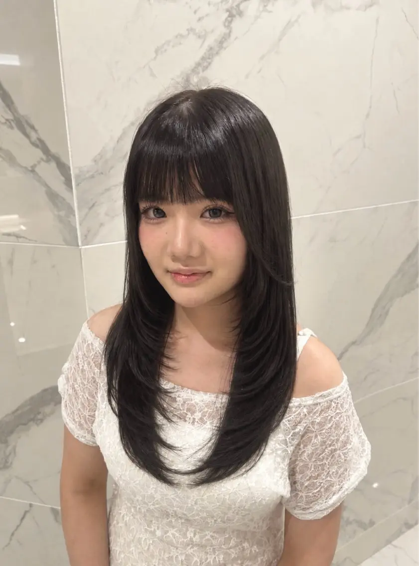 カラー 舛田 心優のヘアスタイル