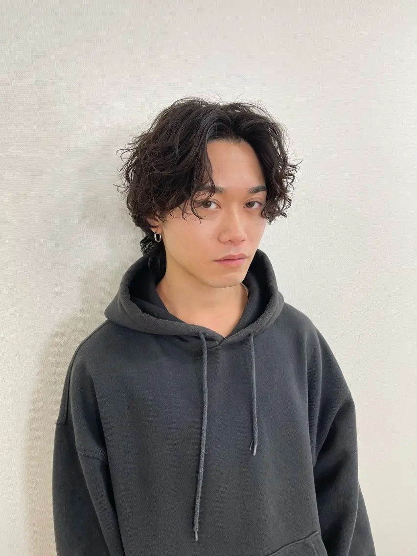 ショート パーマ メンズ BASSA鷺ノ宮 🔥⚡️OTUKAのヘアスタイル