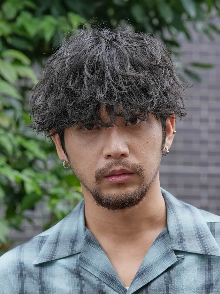 パーマ 槇野 皓介のヘアスタイル