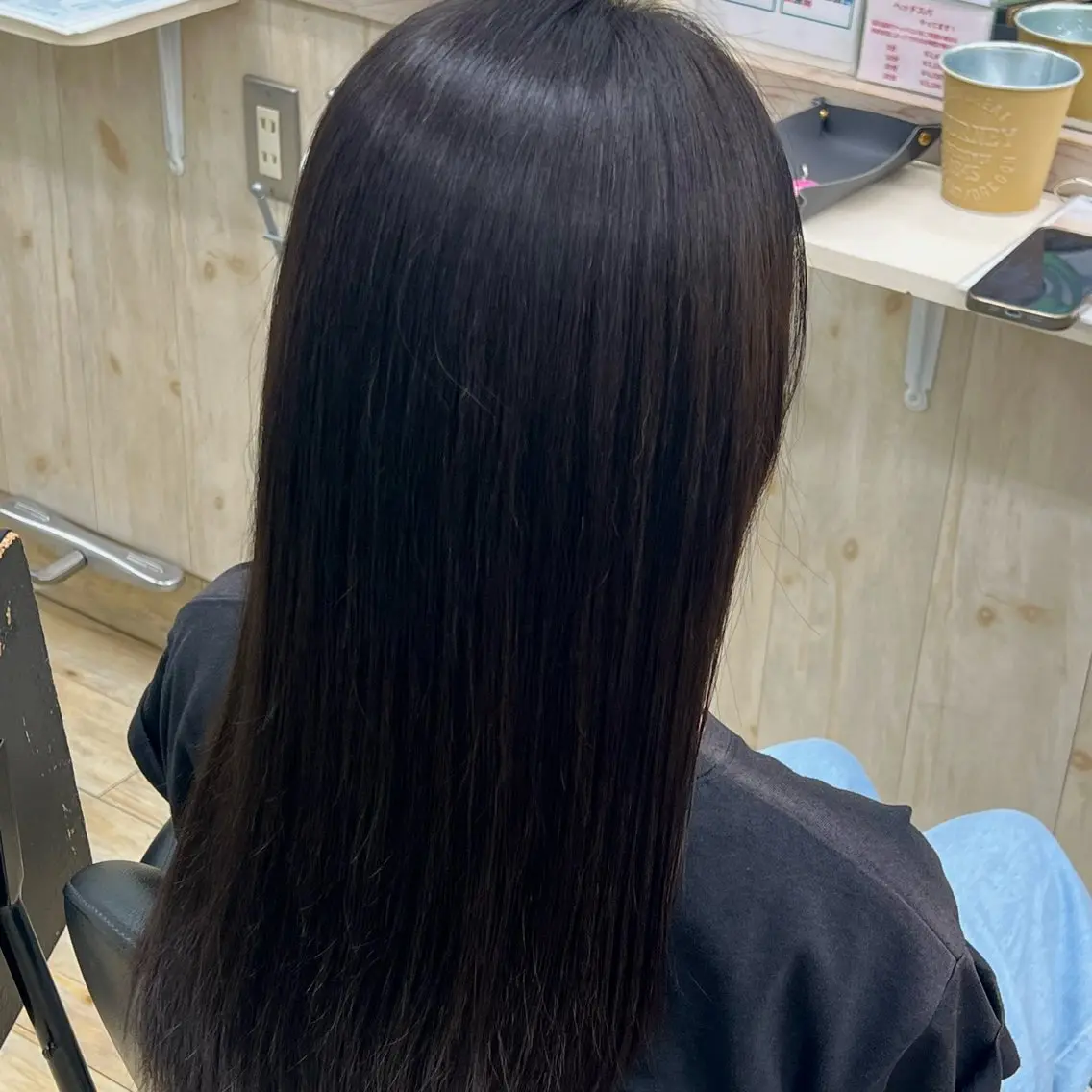 オーガニックカラー(全体白髪染め)🐻🤍➕3ステップトリートメント🪽(ロング料金での記載になっております🙇♀️)の写真