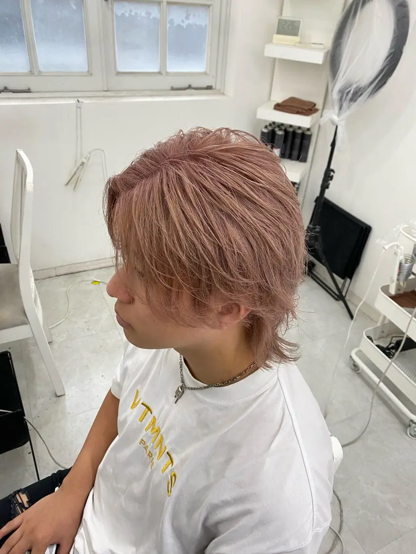 ショート カット ヘアカラー トリートメント 田中 翔覇のヘアスタイル
