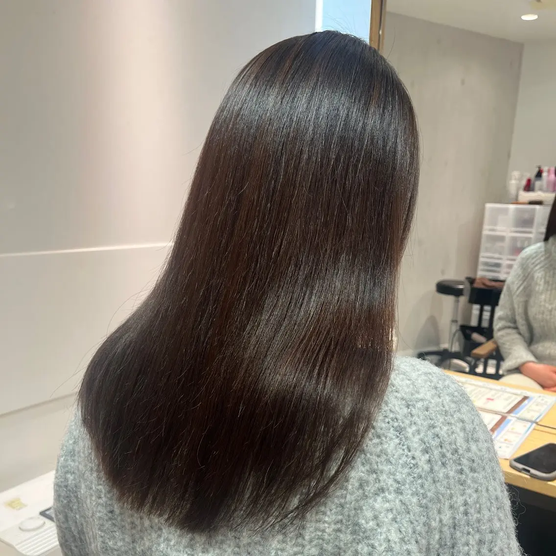 ロング カット 縮毛矯正 トリートメント BASSA立川🌱 Bitouのヘアスタイル