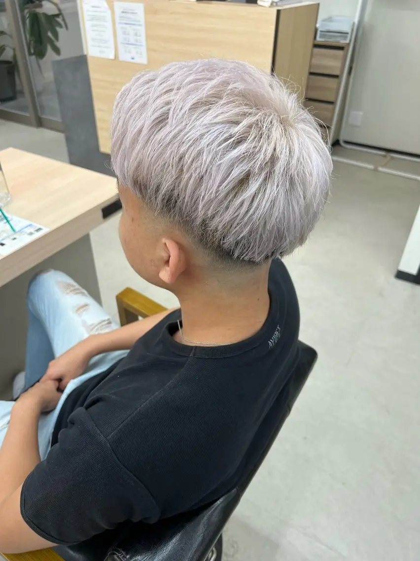 カラー ベージュカラー ホワイトベージュ ALEAP himekaのヘアスタイル