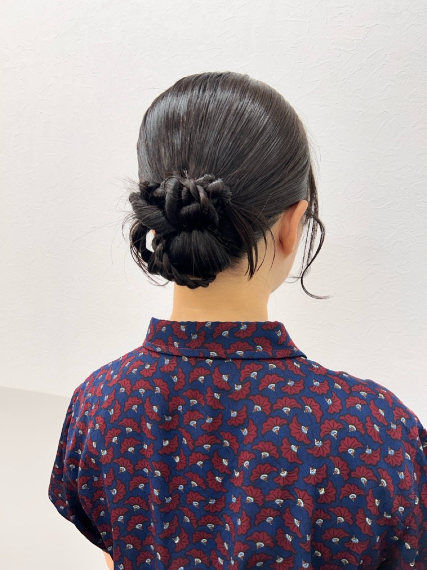 ミディアム ヘアアレンジ ヘアセット 薄田 珠美のヘアスタイル