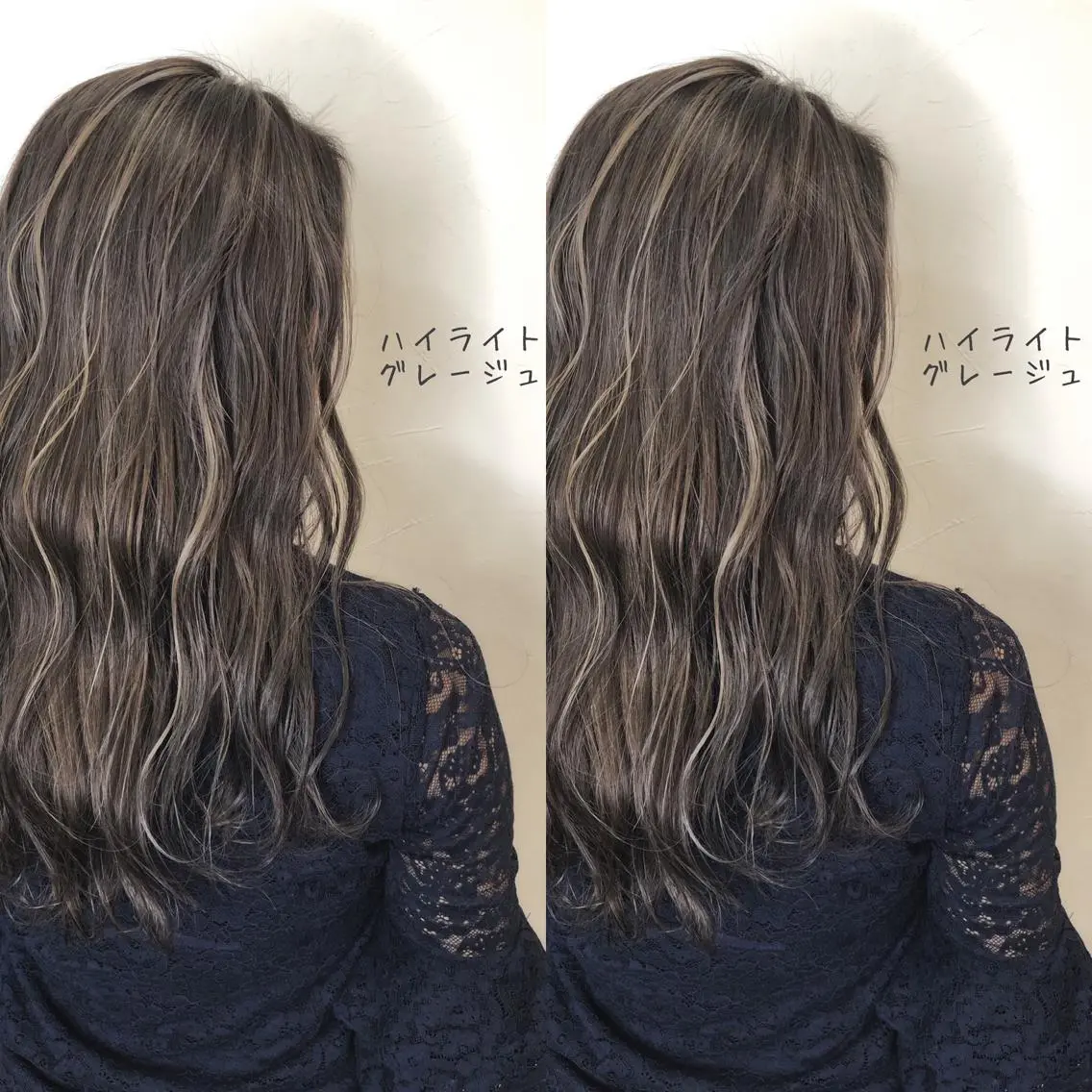 ロング カラー ブリーチ あさだ しゅうたろうのヘアスタイル