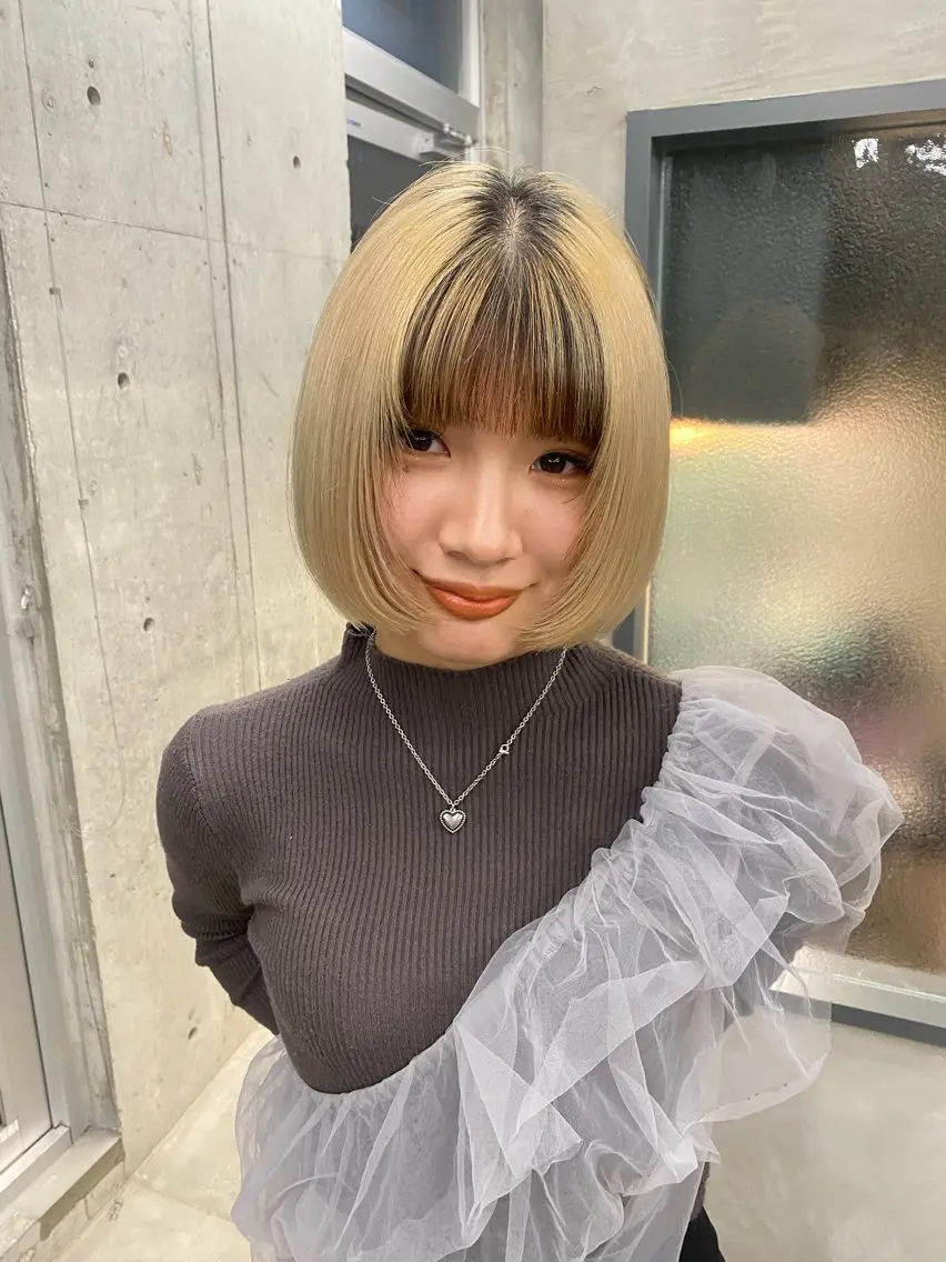ショート カラー カット ヘアカラー トリートメント 村田 りょうやのヘアスタイル