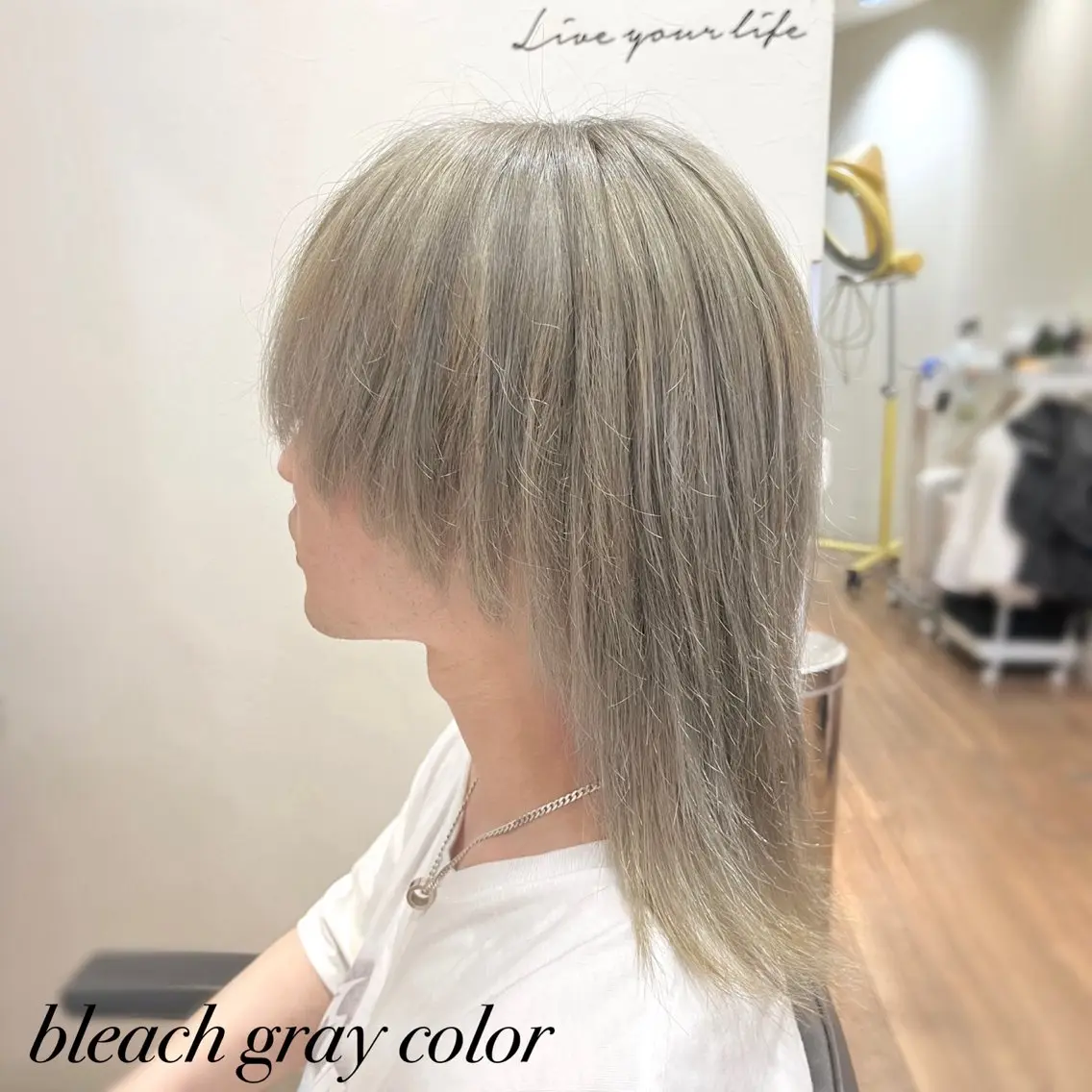 ショート カラー メンズ ヘアカラー トリートメント 森山 雄太のヘアスタイル