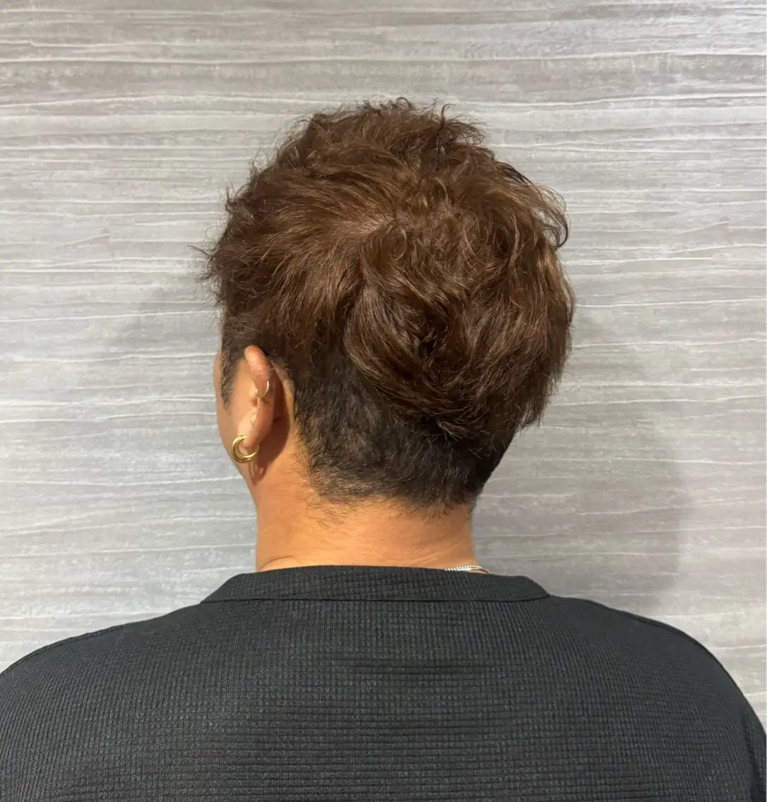カラー メンズ 渡邉 吏央のヘアスタイル