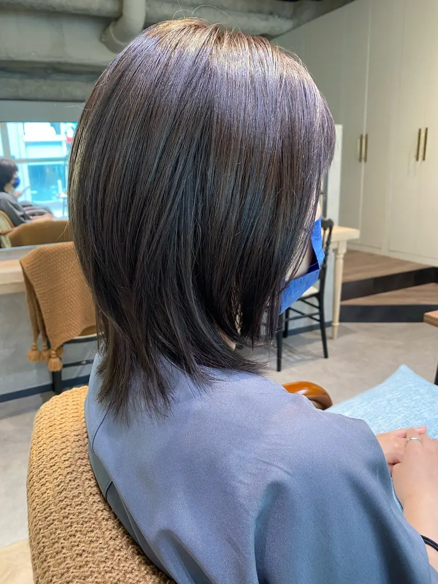 ミディアム カット ヘッドスパ 新宿 / Aujua ｿﾑﾘｴ🫧森田涼介のヘアスタイル