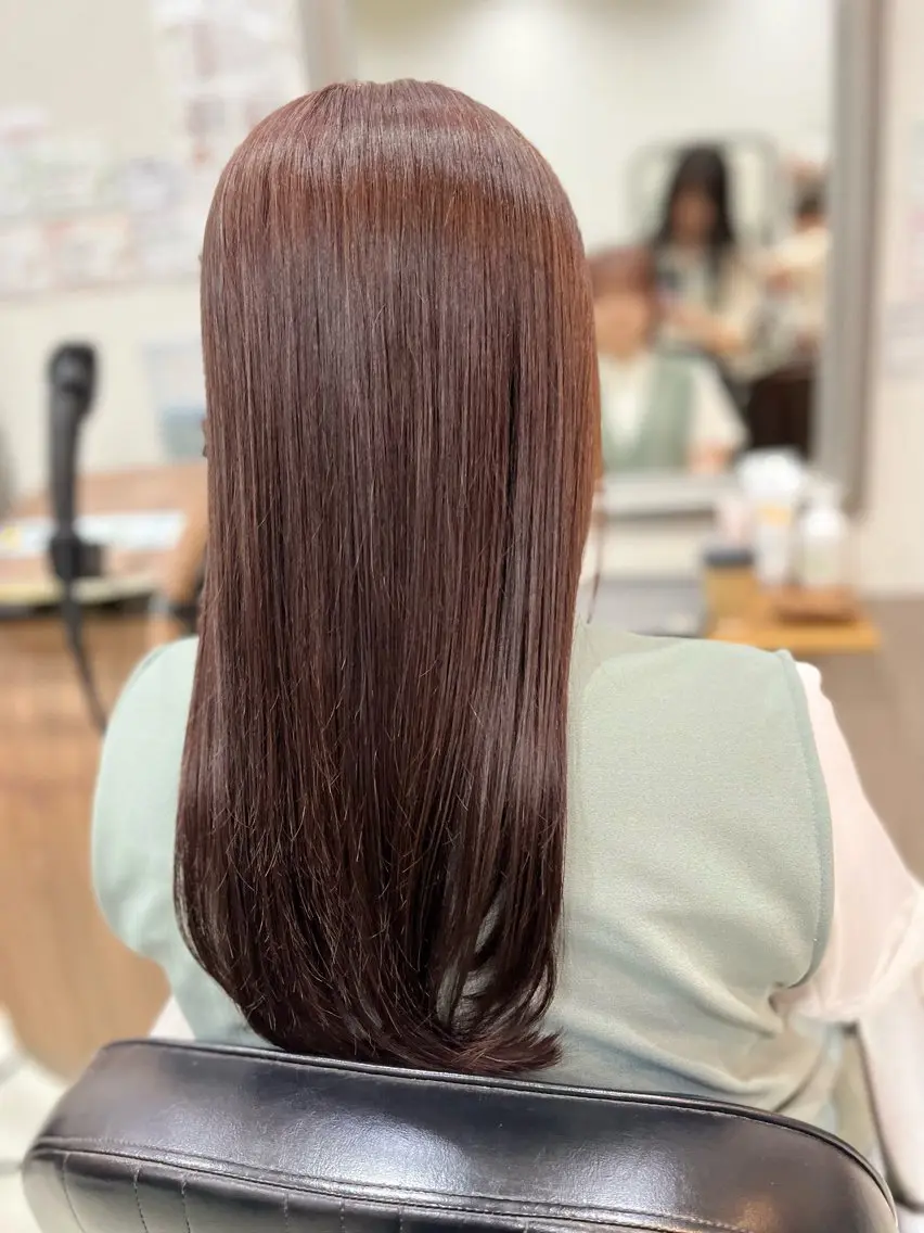 カラー ヘアカラー トリートメント 艶髪🥣透明感カラー 🫧前田奈津実のヘアスタイル