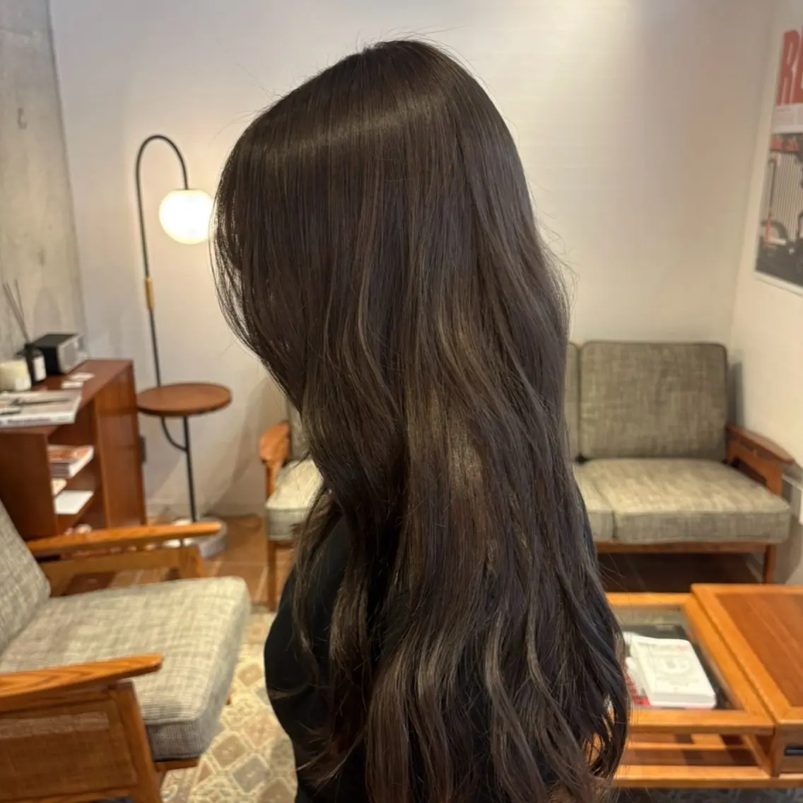 ロング ヘアカラー 村田 ありさのヘアスタイル