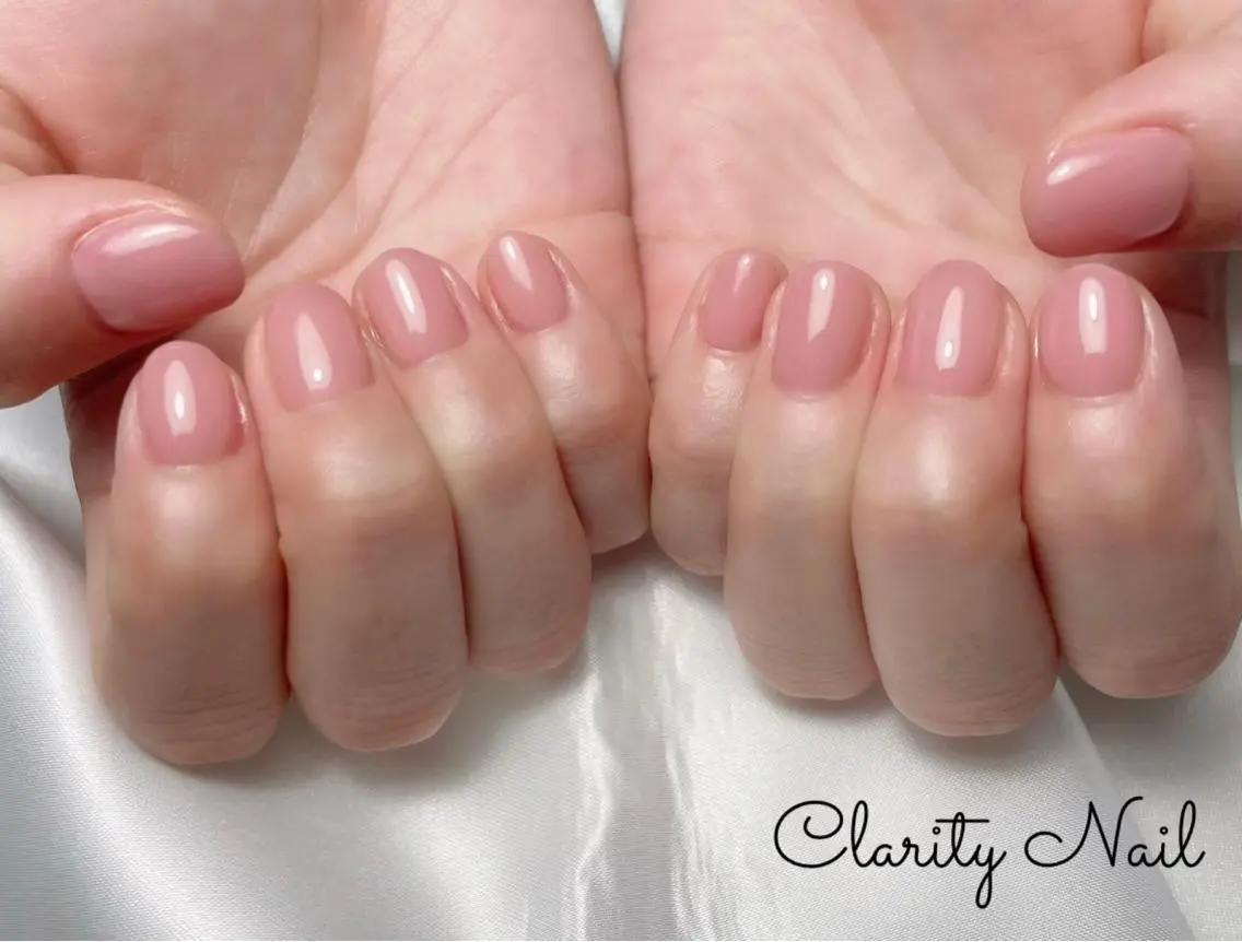 ネイル ワンカラーネイル ハンドネイル Clarity Nailのネイルデザイン