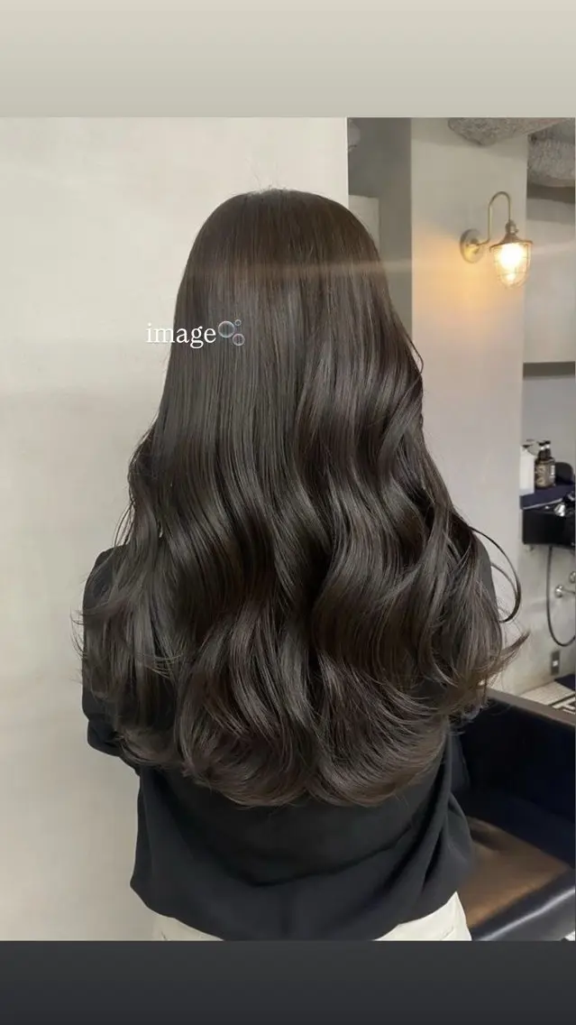 ロング カラー ヘアカラー 透明感カラー🩵海外 ヘア/chiharuのヘアスタイル