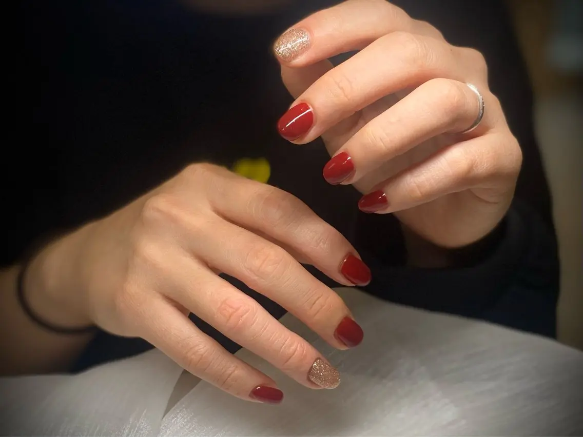 ネイル ラメ(グリッター) ハンドネイル LingK/nail 高士 翔子のネイルデザイン