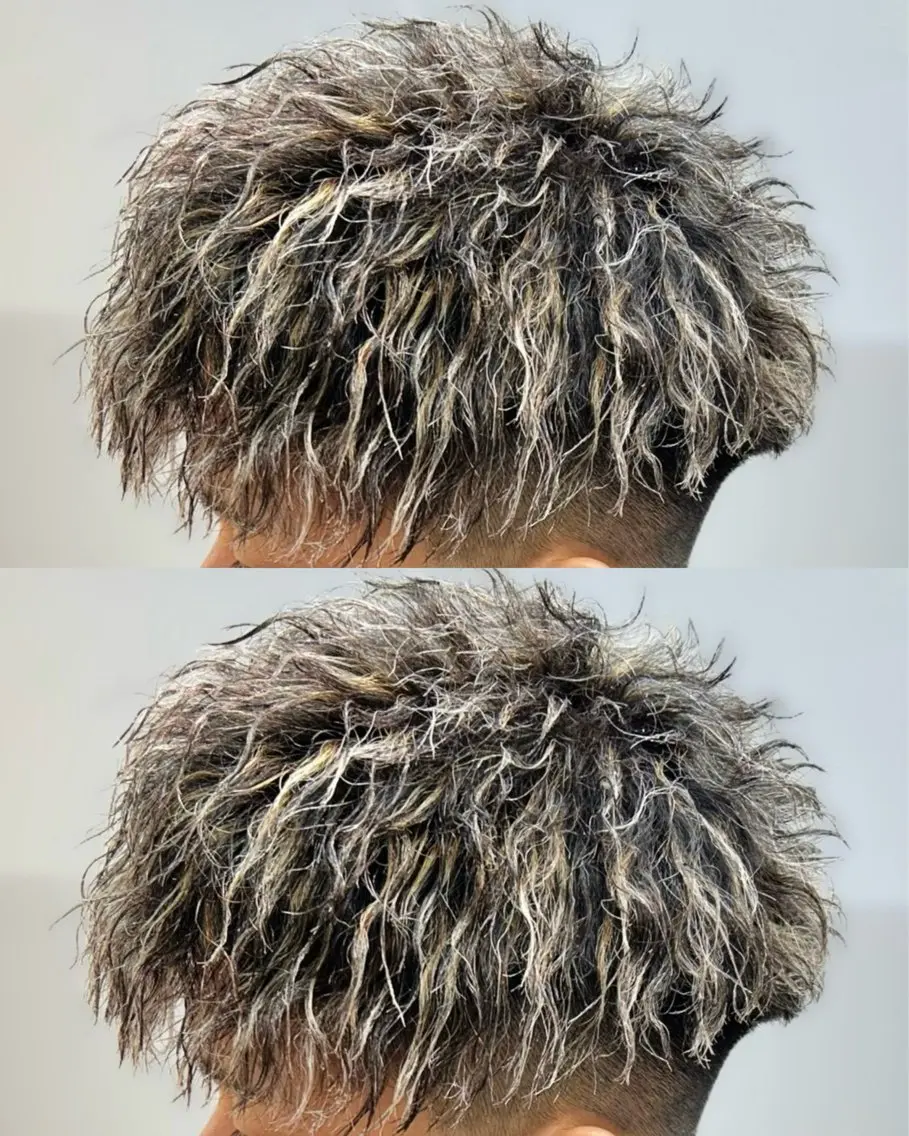 ショート カラー パーマ メンズ カット ヘアカラー パーマ トリートメント ヘッドスパ ヘアセット メンズ/ツイスパ/ レイヤー渋谷🌹のヘアスタイル