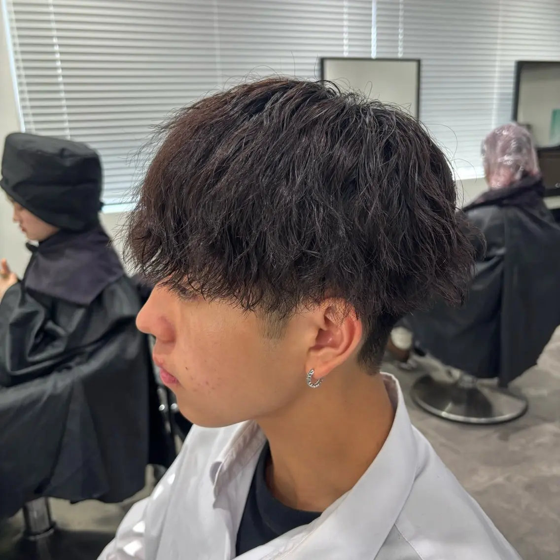 メンズ カット パーマ 🪽直毛男子の救世主 🪽フェザーパーマのヘアスタイル