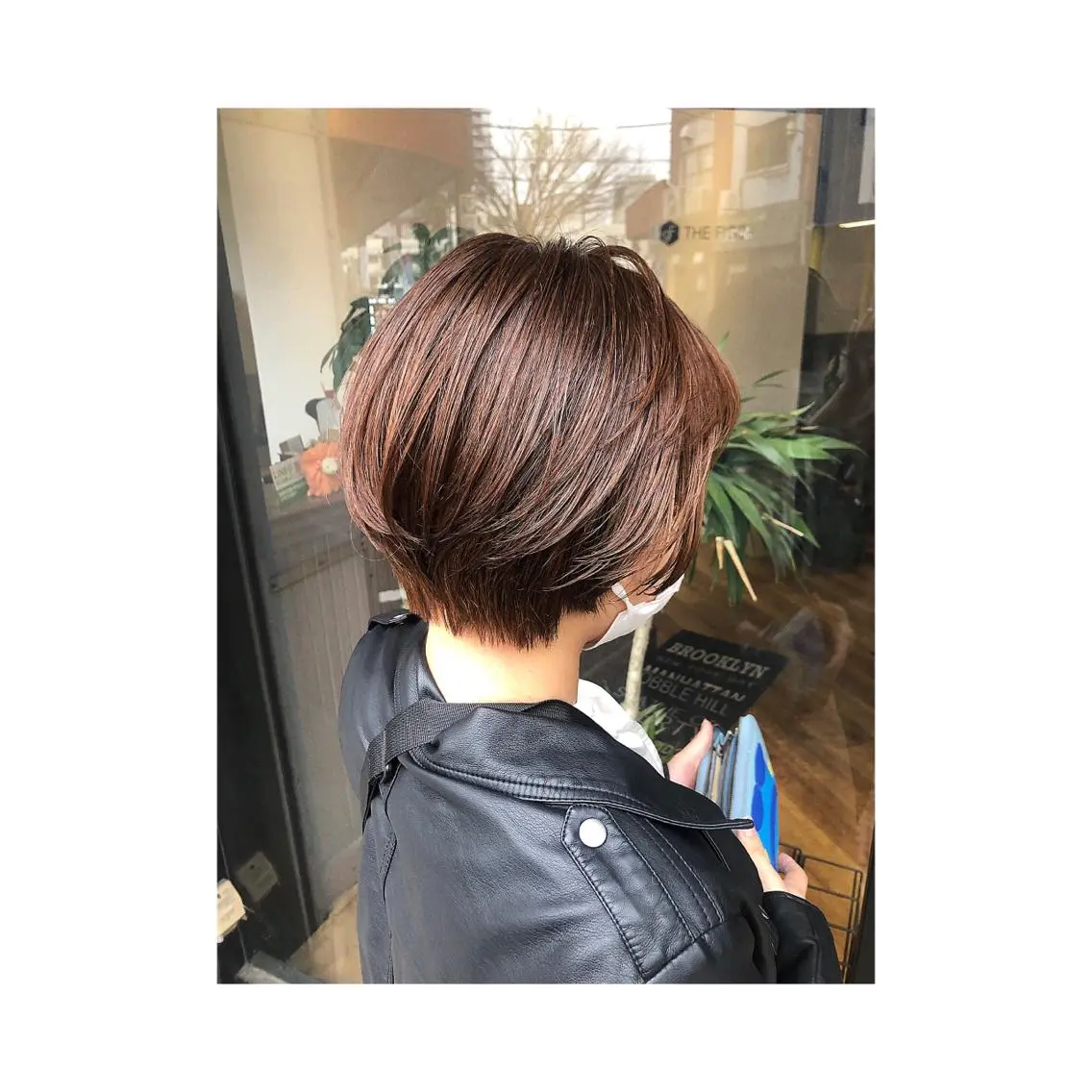 ショート カラー ショートボブ ベージュカラー ボブ ショートヘア あらい なつみのヘアスタイル