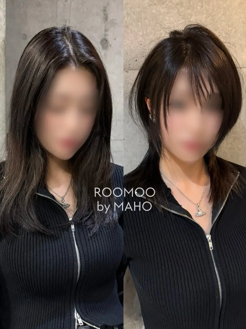 【バイカルテ3STEPトリートメント付】オンリーワンなレイヤーカット✂️ ハッシュレイヤー/ロングウルフ/シャギーカットの写真