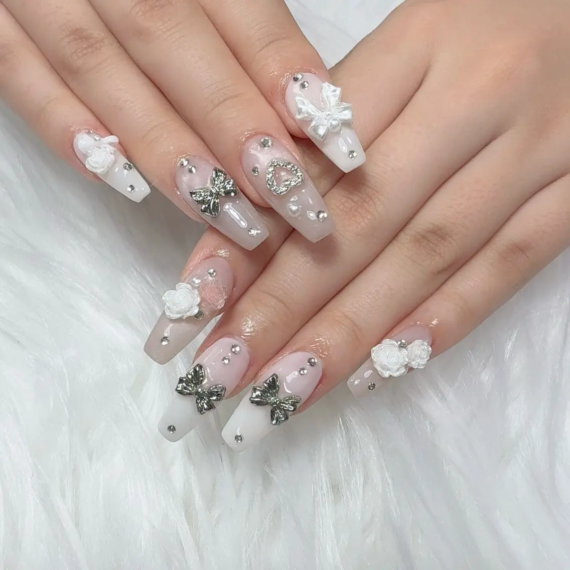 ネイル 持ち込み ハンドネイル L'ino nailのネイルデザイン