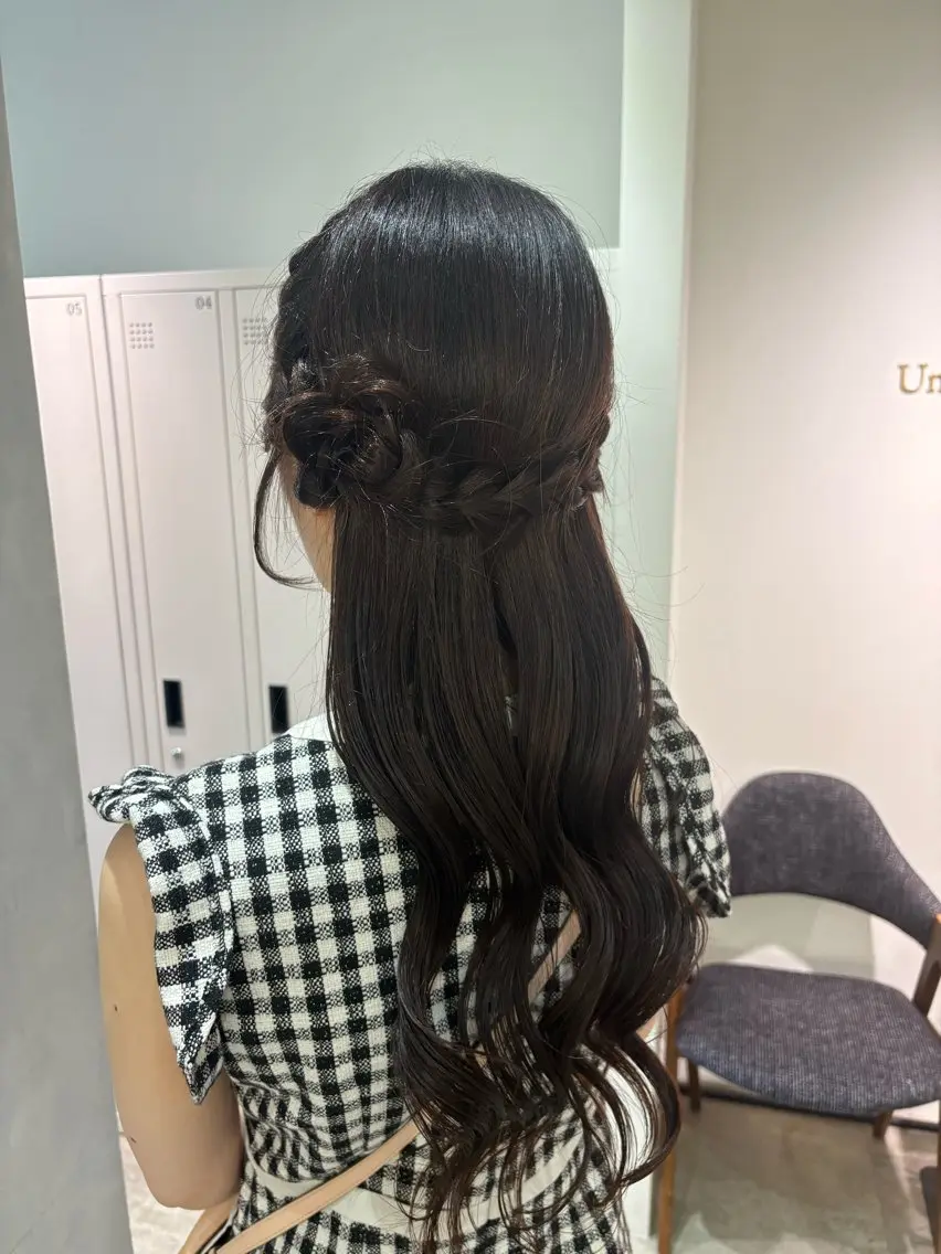 ロング ヘアアレンジ ヘアセット ヘアアレンジ👒✨ 藤川　友希のヘアスタイル