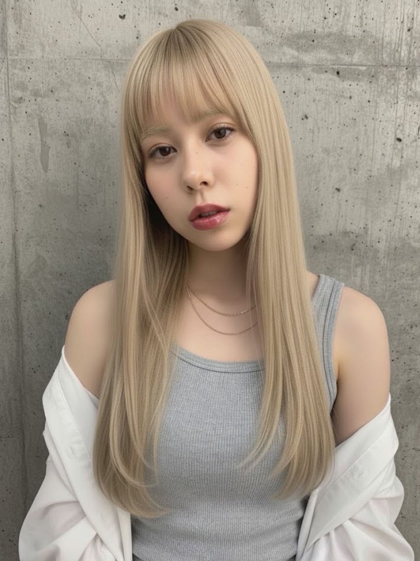 ロング カラー 横山 茂之のヘアスタイル