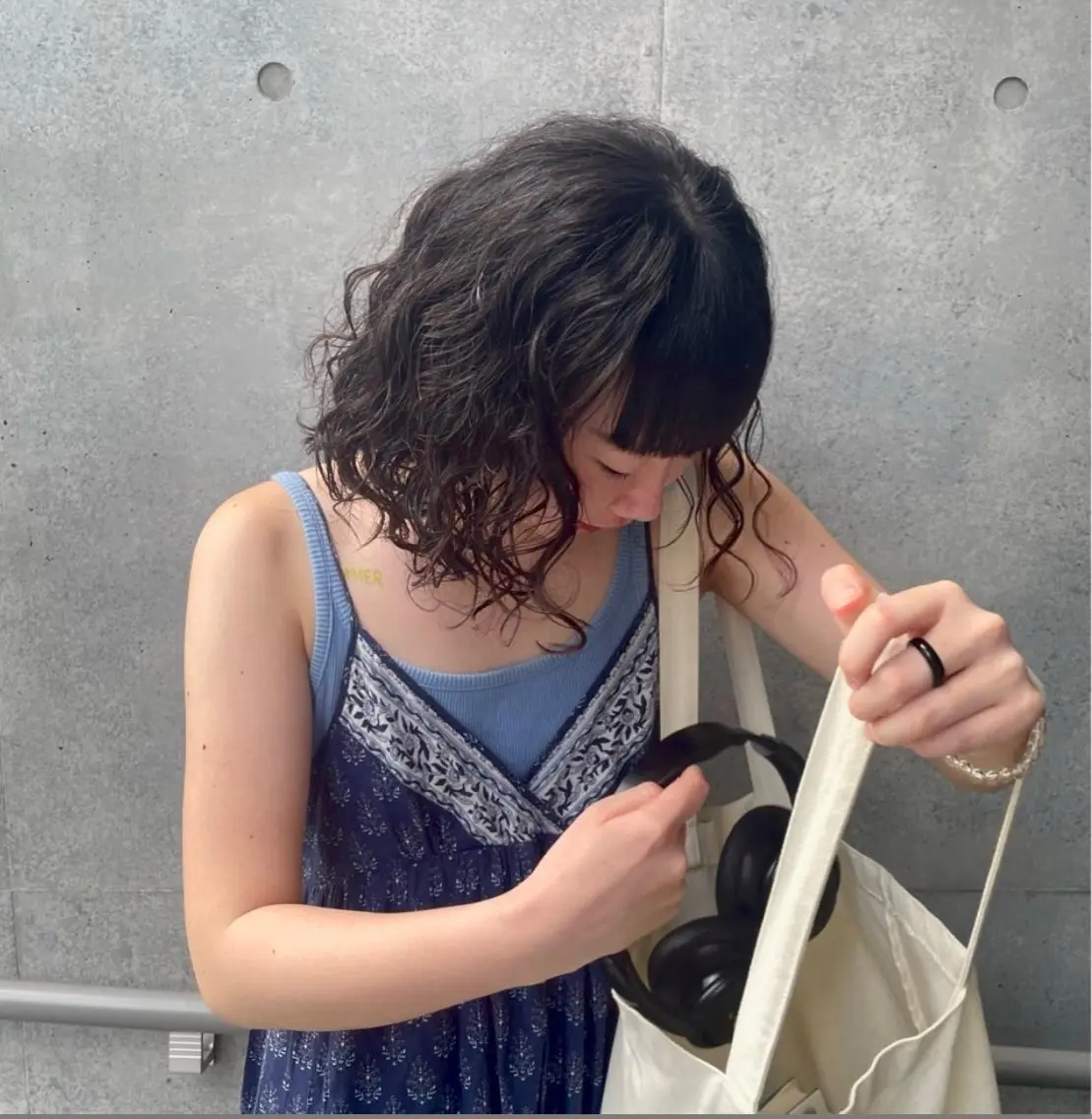 🌀👩🏽🦱パーマ👩🏽🦱🌀の写真