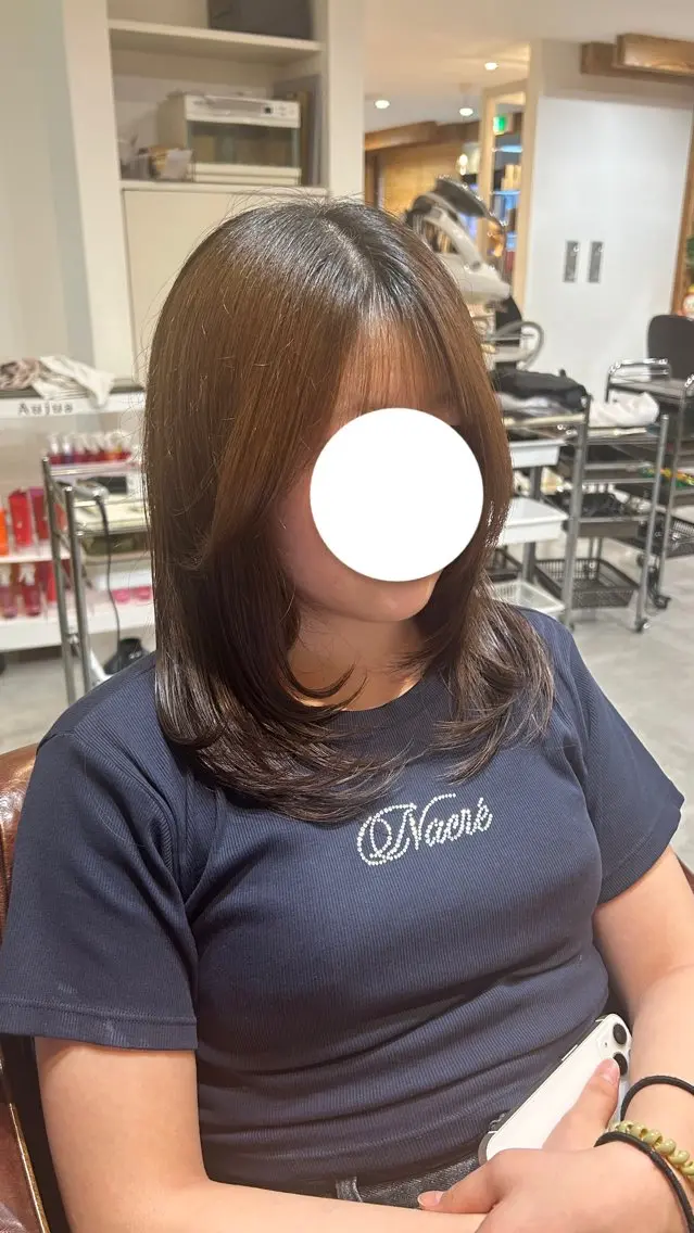 ロング レイヤーカット adorable 樋口円のヘアスタイル