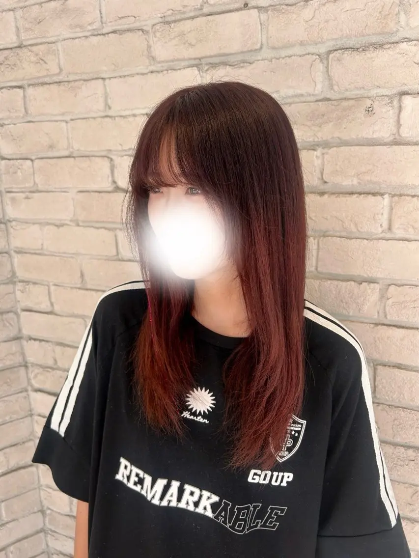 ロング カラー ヘアカラー 暖色カラー🪷 オタク美容師🎶のヘアスタイル