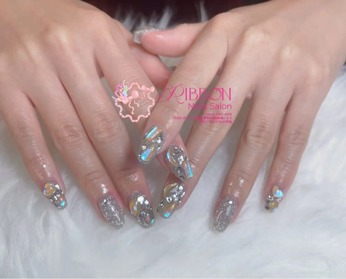 ネイル チークネイル フットネイル フレンチネイル グラデーション 韓国ネイル ハンドネイル Ribbonnail salonのネイルデザイン