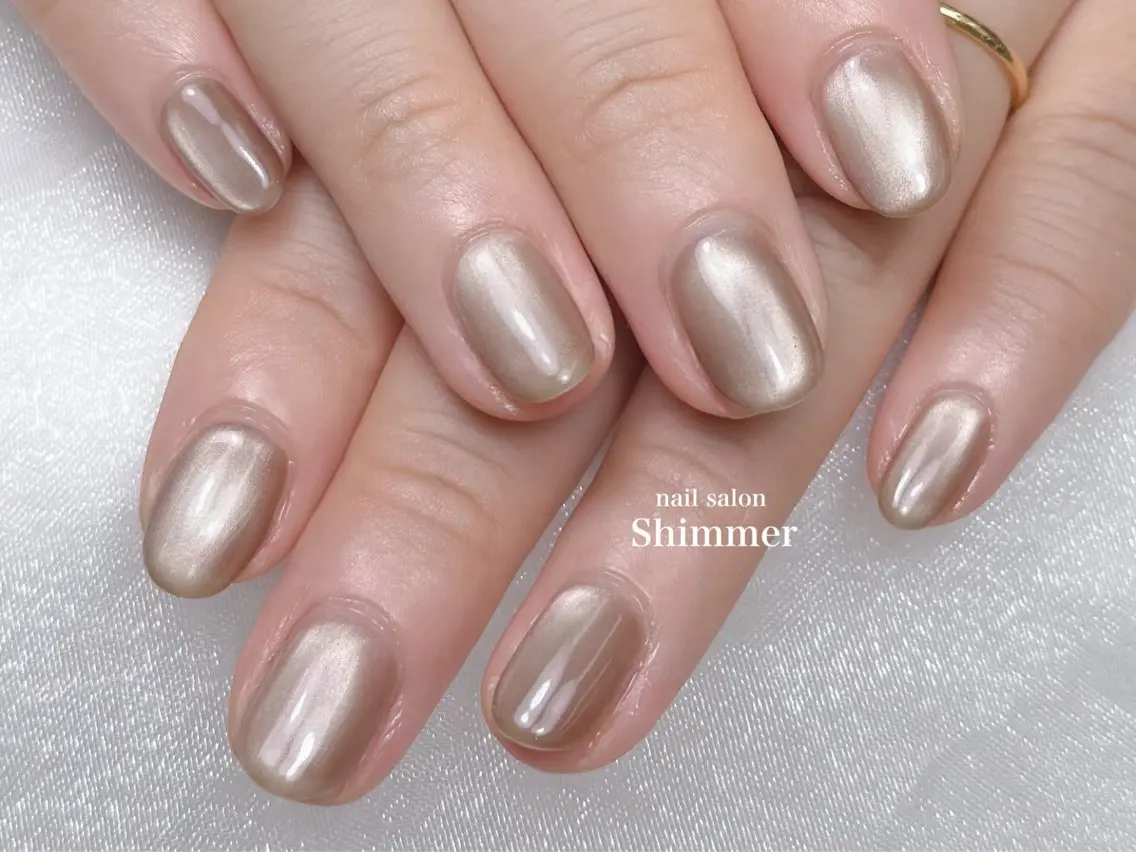 ネイル ハンドネイル Shimmer Risaのネイルデザイン