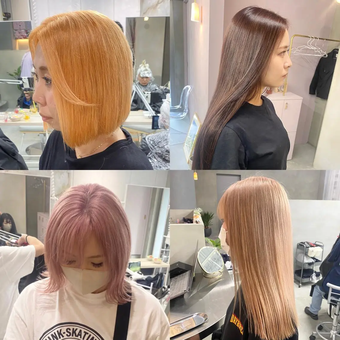 ロング カラー ヘアカラー 前橋 姫奈のヘアスタイル