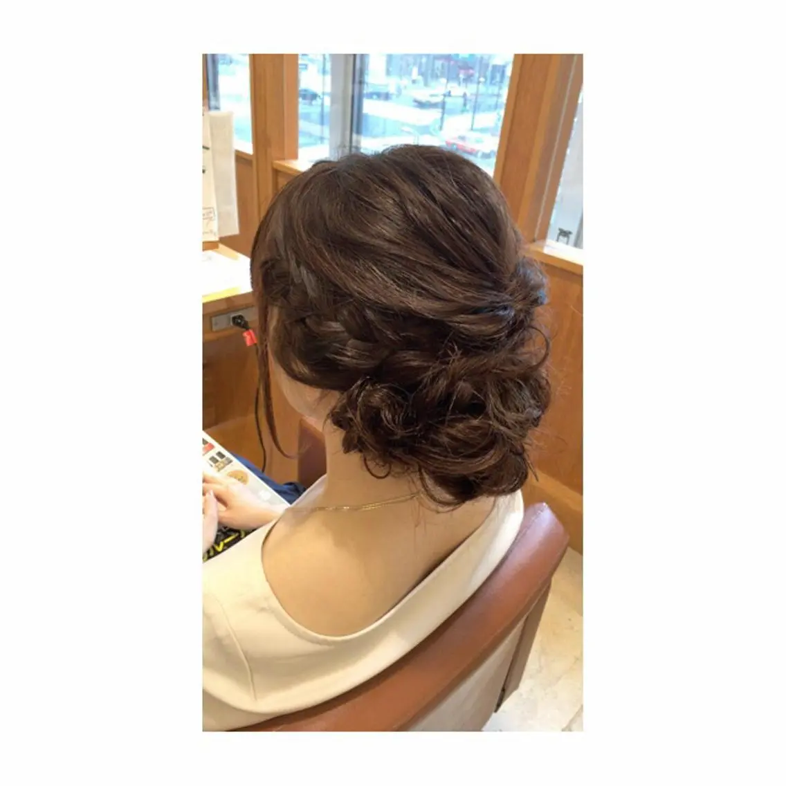 セミロング ロング ヘアアレンジ G LUX 清水のマツエク・マツパデザイン