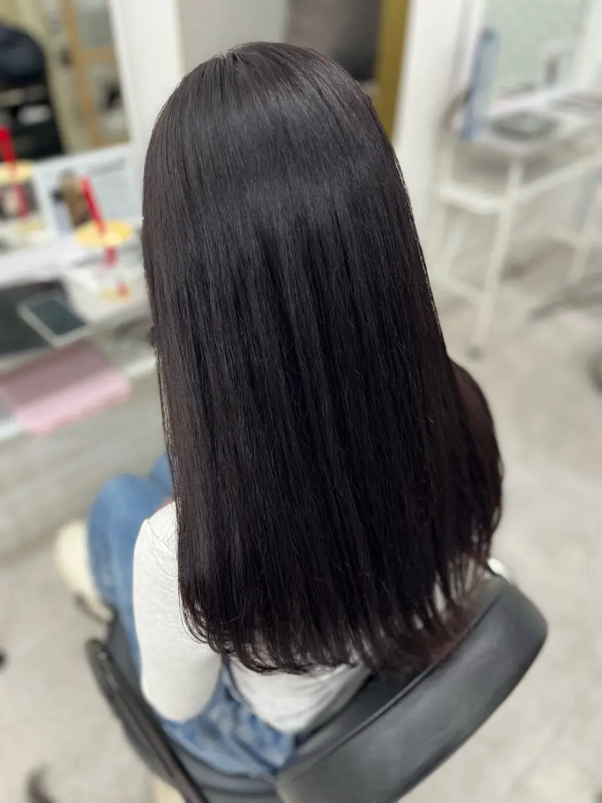 ロング カラー ブラウンカラー ラベンダーカラー 🫧ぷる艶カラー🫧 Yuubi🦩のヘアスタイル