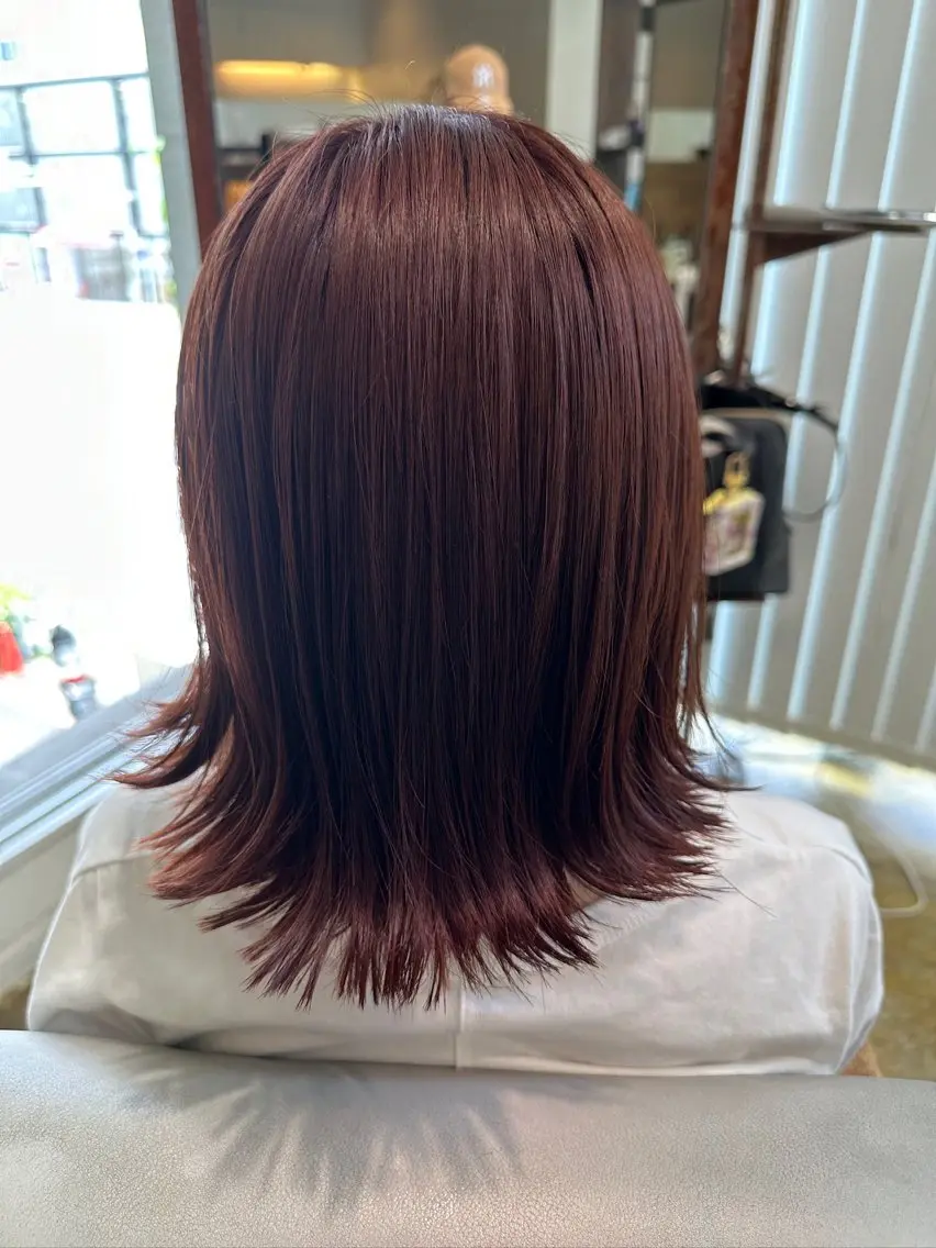 カラー 山際 樹璃のヘアスタイル