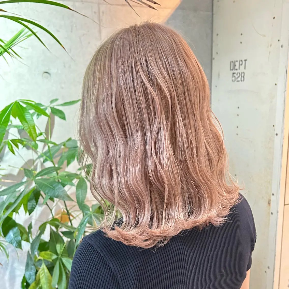 ミディアム カラー 櫻井 なんなのヘアスタイル