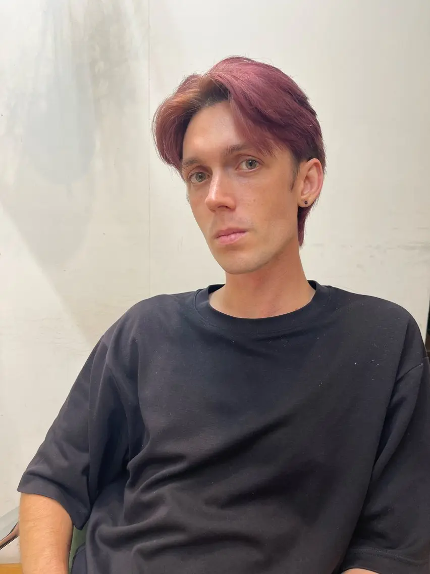 カラー メンズ 岩下 侑里のヘアスタイル