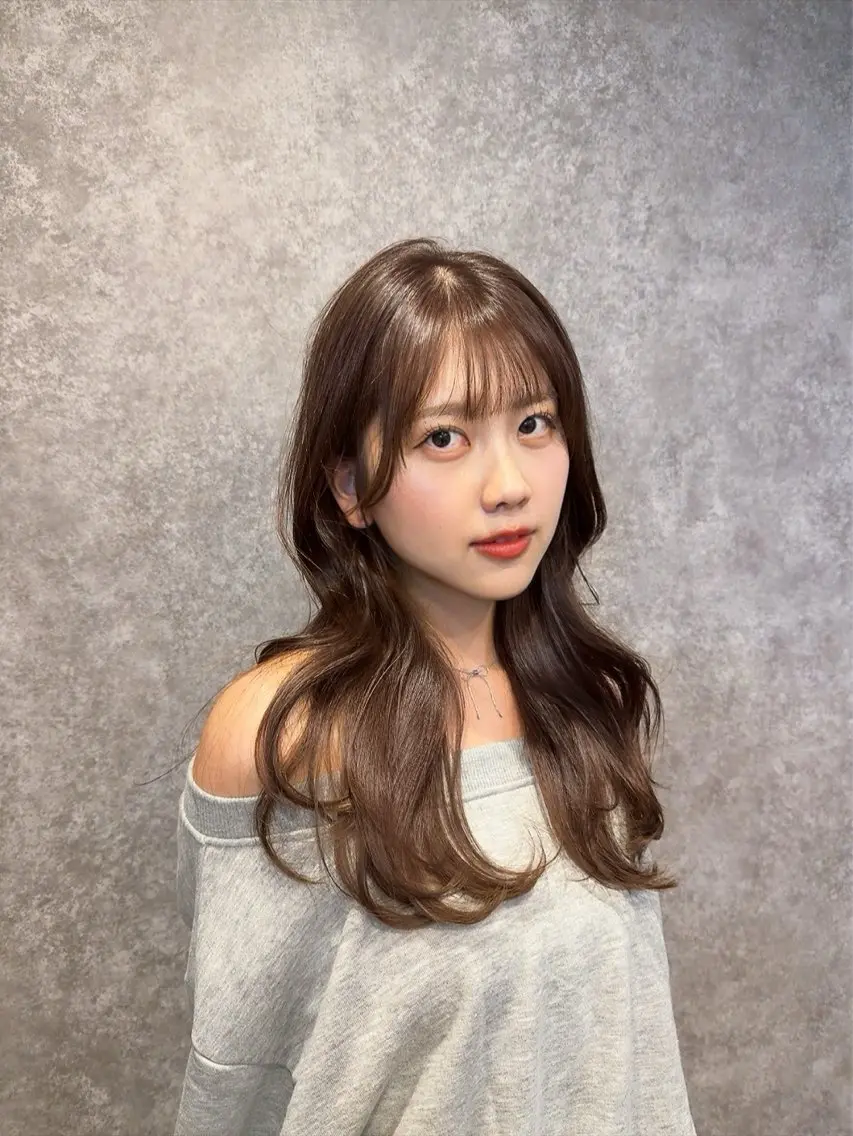 ロング カット ヘアカラー トリートメント ヘアセット cocoa船橋🦄 chinamiのヘアスタイル