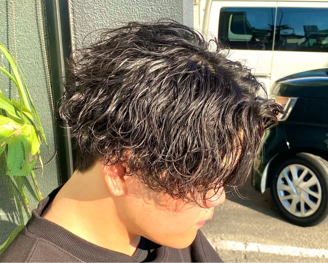 【💎ご新規様限定💎】メンズカット+波巻きパーマの写真