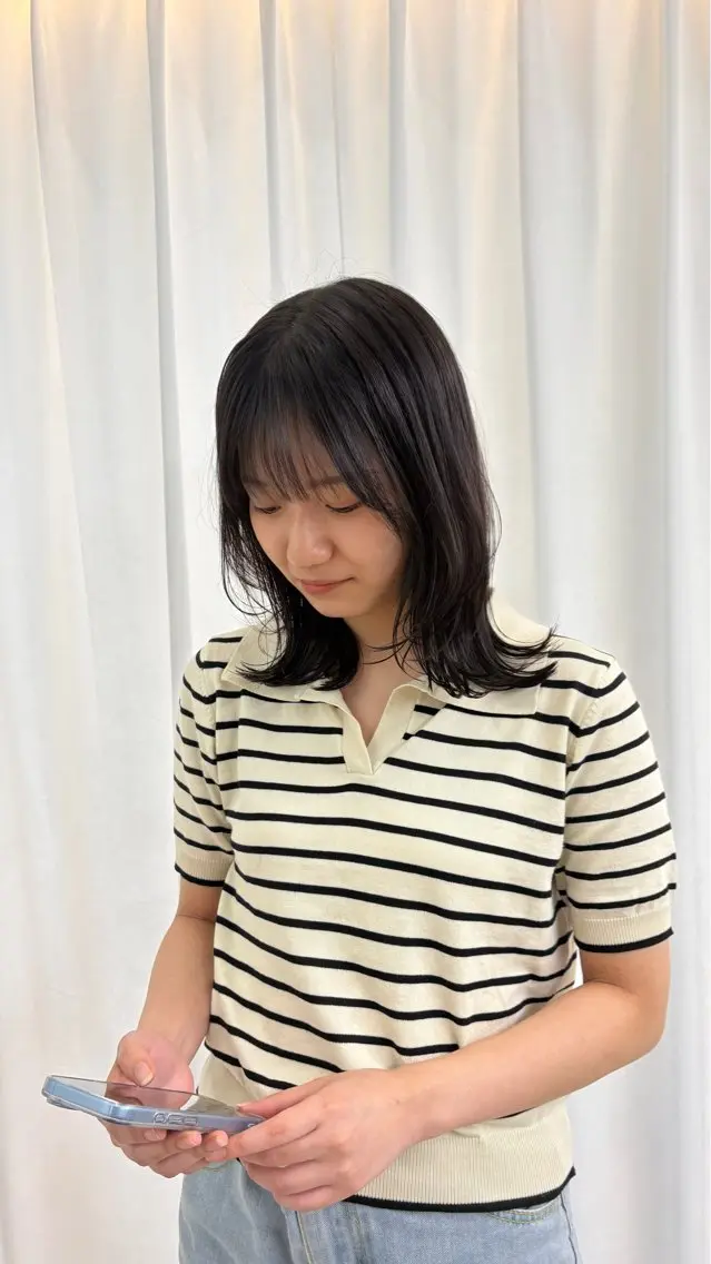 ミディアム カット Lidee kanonのヘアスタイル