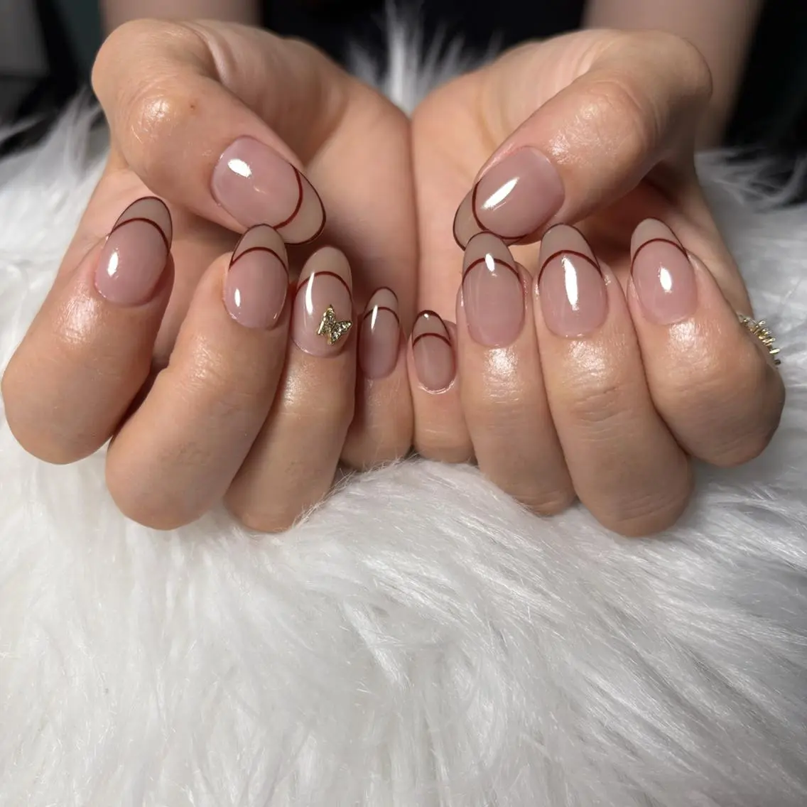 ネイル フレンチネイル nail salon Libertyのネイルデザイン