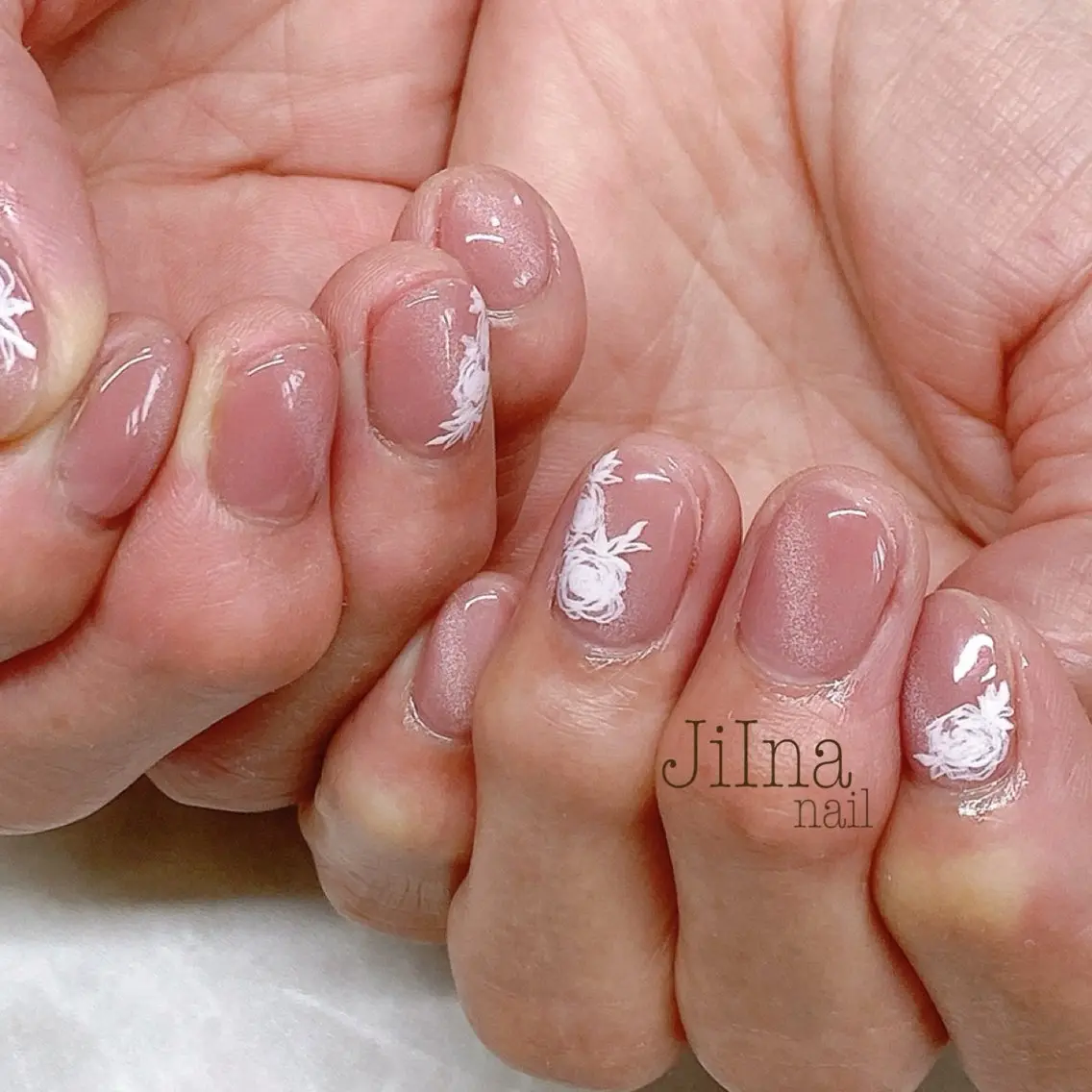 ネイル フラワーネイル マグネットネイル JiIna nailのネイルデザイン
