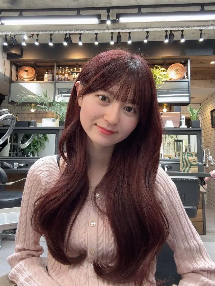 ロング カット ヘアカラー 似合わせカット🫧透 明感カラー🫧maiのヘアスタイル