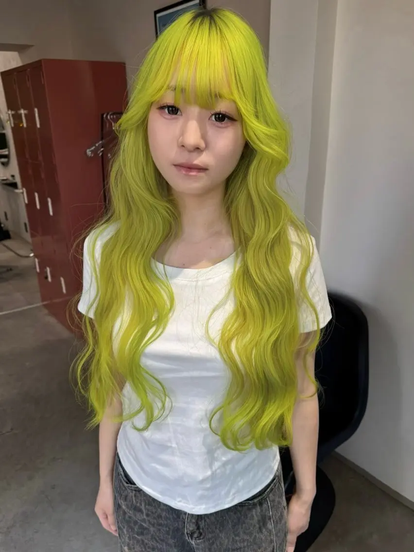 ロング カラー ヘアカラー トリートメント 🧡色落ちまで2度 楽しめる🧡ヨシキのヘアスタイル